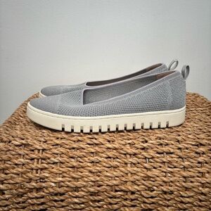 Vionic Shoes Women’s 8.5 Uptown Skimmer Knit Slip On Gray